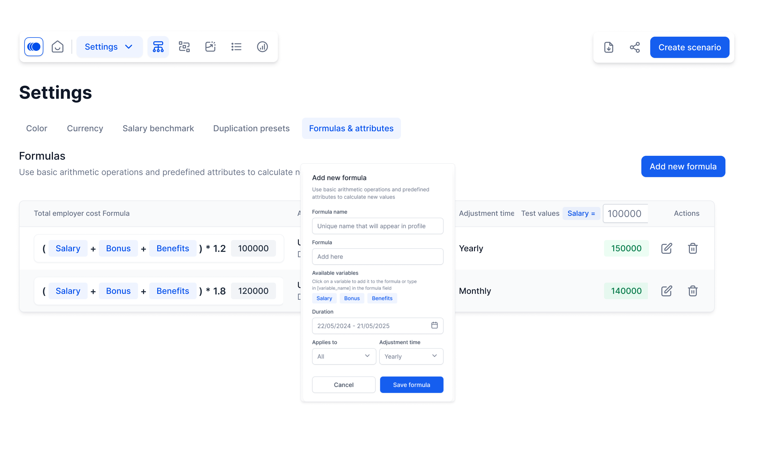 Customize attributes