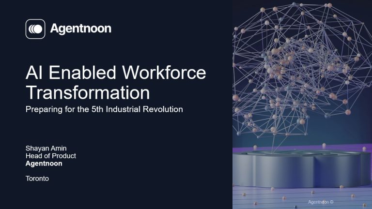 AI enabled workforce transformation - Agentnoon Solution Brief