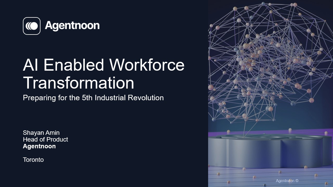 AI enabled workforce transformation - Agentnoon Solution Brief